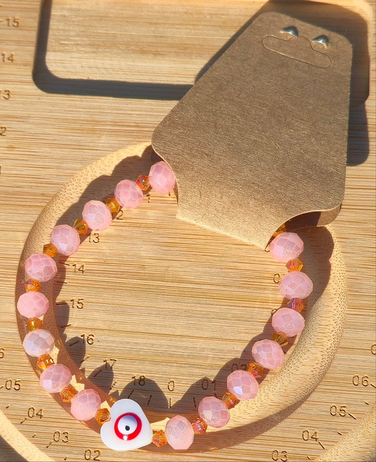 Charming Evil Eye Beaded Bracelet