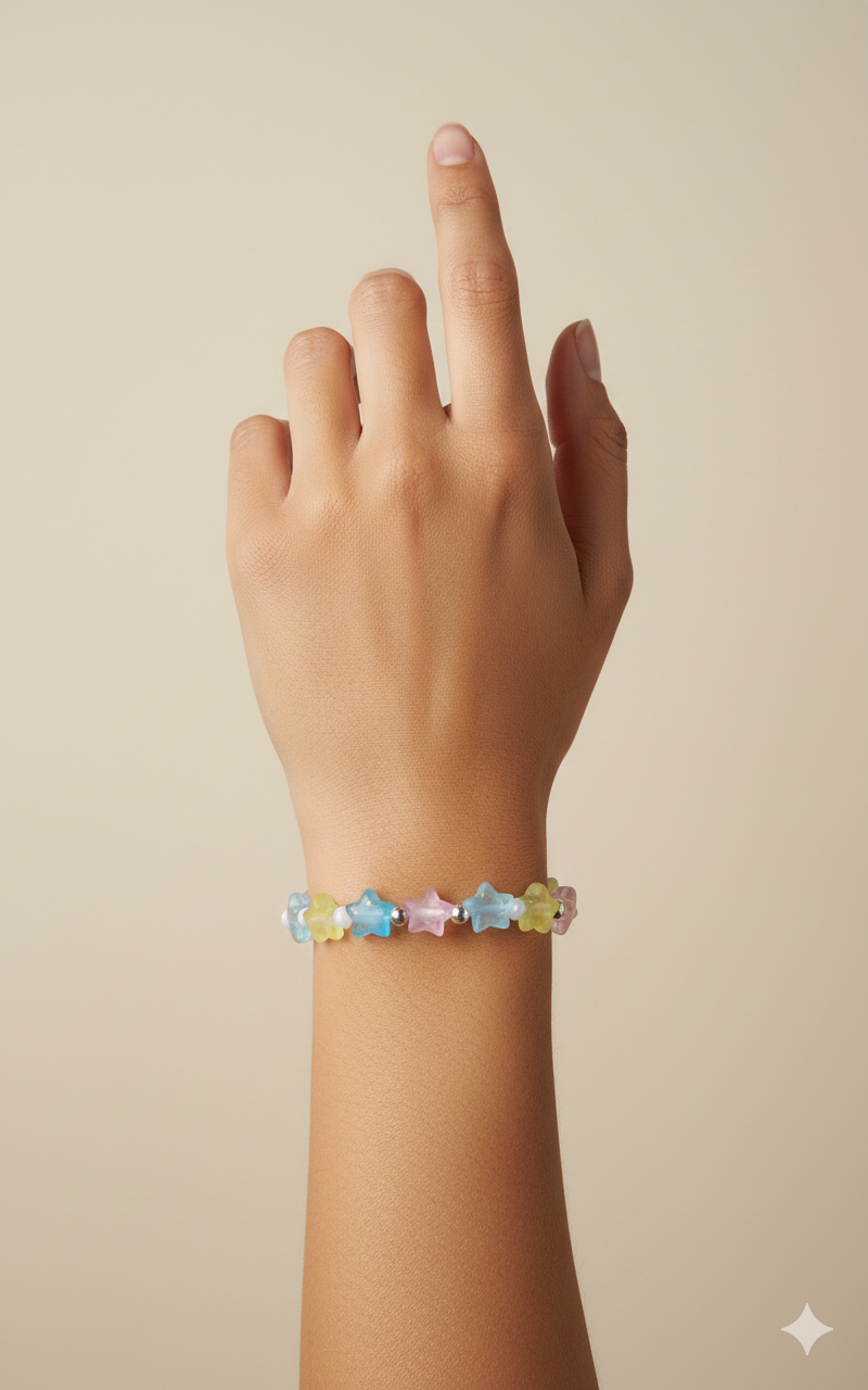 Star bright string bracelet