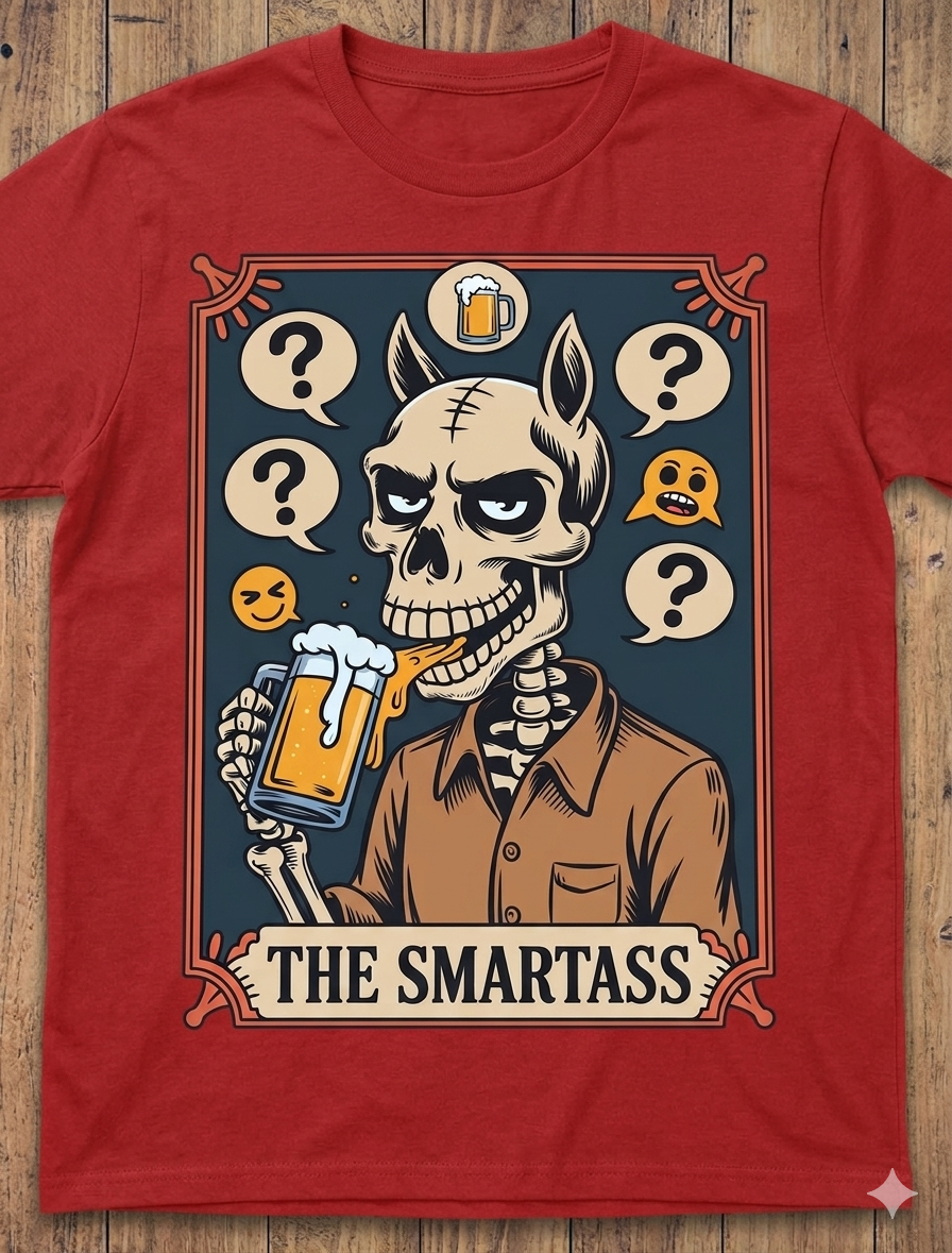 The Smartass Tarot Graphic Tee