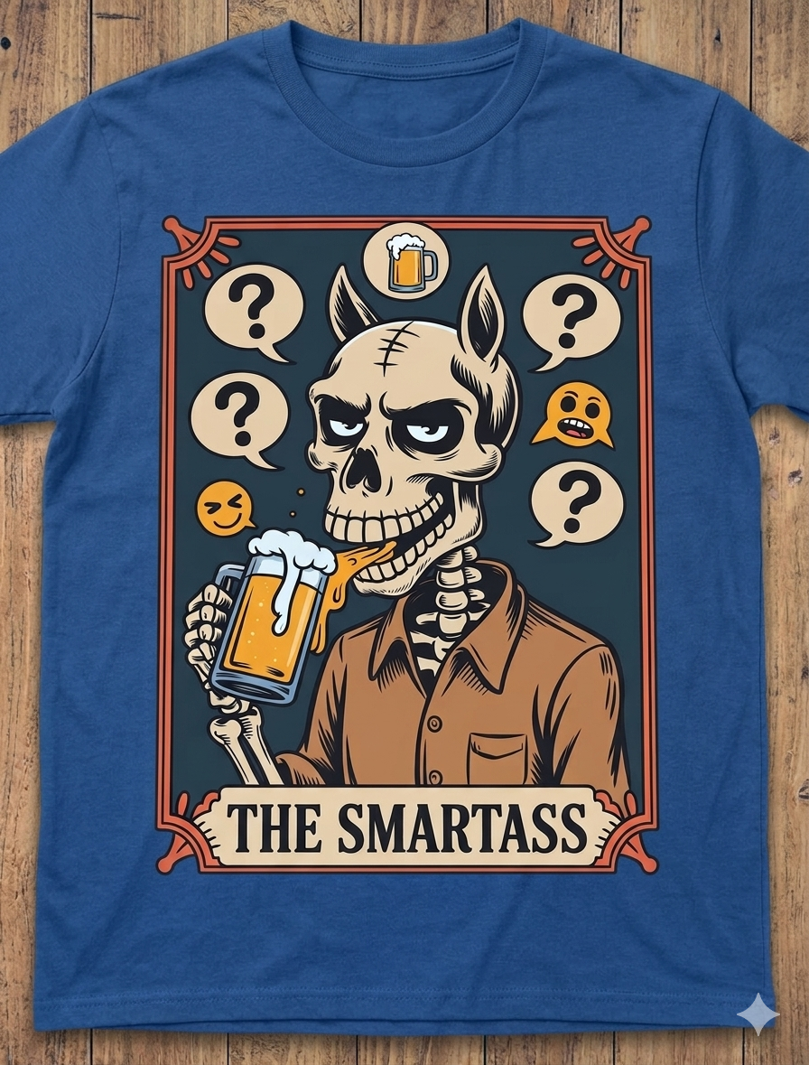 The Smartass Tarot Graphic Tee