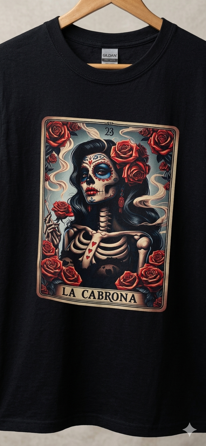"La Cabrona" Loteria-Inspired Graphic Tee