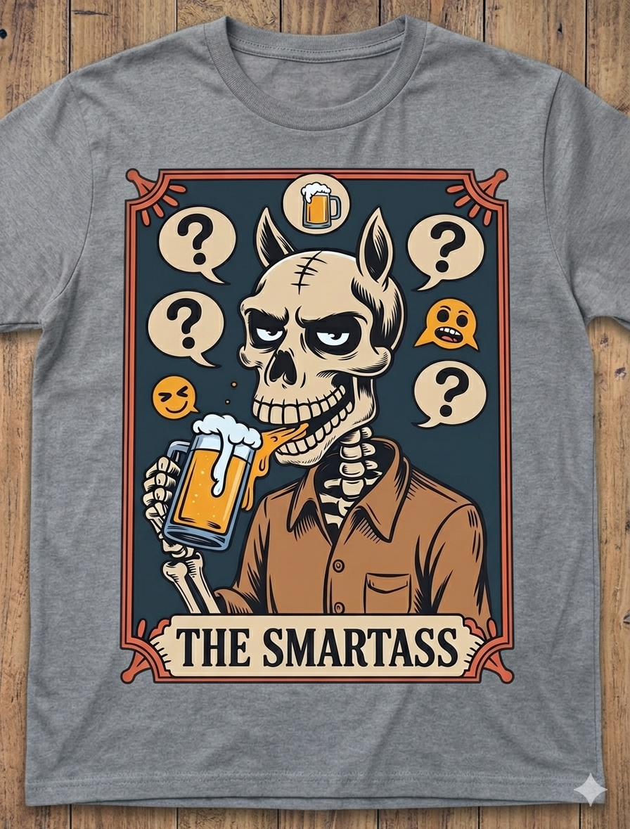 The Smartass Tarot Graphic Tee